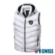 【K-SWISS】可拆式連帽羽絨背心 Down Vest-女-米白(199134-290)