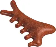 HOODANCOS Elegant Wide Tooth Comb Wooden Scalp Massager Wood Massage Tool Dandruff Comb Sandalwood Hair Care