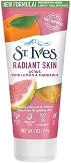 St Ives Scrub, Even & Bright Pink Lemon & Mandarin Orange 6 Ounce (Pack of 3)