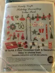 Vintage American Family Crafts Holiday Decorating Value Pack Christmas Decor Kit