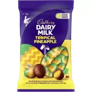 Cadbury Dairy Milk Tropical Pineapple Chocolate Easter Egg Bag 118g