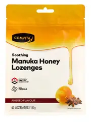 Comvita Soothing Manuka Honey Lozenges - Aniseed 40 pack | 40Pk