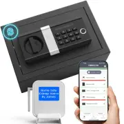 FORFEND Smart Home Safe | WiFi Safe Box App Lock/Alarm | Voice Command, Kidna...