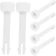 6Pcs Pool Cleaning Locking Pin Replacement Durable Attachment for Vacuum Heads Leaf Rakes Easy to Install Sealing Pins for Skimmer Poles and Brush Handles
