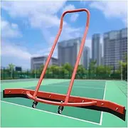 Tennis Court Water Remover,Professional Rain Shuttle Tennis Court Squeegee,Heavy Duty Floor Water Remover Squeegee Broom,Basketball Court Floor Surface Water Pusher(Orange)