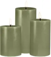 Maxwell & Williams: Let's Get Lit LED Flameless Candle Set of 3 - Pine (7.5cm)