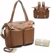 MISS FONG Changing Backpack, Changing Bag, Pram, Baby Backpack, Hospital Bag, Birth with Changing Mat