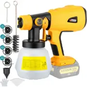 1000ML Electric Spray Gun Cordless High Power Electric Paint Sprayer for Dewalt