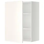 METOD wall cabinet with shelves, white/Veddinge white, 60x37x80 cm