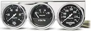 Auto Meter 2399 Oil Water Volt Gauge Panel
