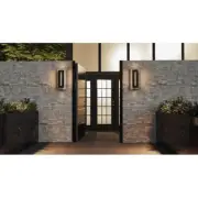 Quoizel Tate 18" Outdoor Wall Mount, Earth Black - TTE8308EK