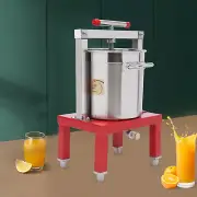 DIY Large Fruit Honey Presser, 13.25L/448Oz Stainless Steel Manual Extractor New