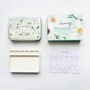Suimolly Watercolor Palette,Travel Watercolor Palette,for Artists Illustrations, Drawing (Empty Box) (6well)