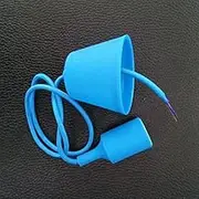Lamp Holder Socket Cable Halogen LED Bulb Down Light Fitting light blue