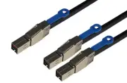 TMC C5555X2 SFF-8644 12Gb/s External HD-MiniSAS X2 Split Cable USA Seller