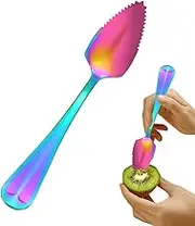 Grapefruit Spoon,Stainless Steel Serrated Grapefruit Spoon - Tableware Utensil Kitchen Gadget for Fruit, Scooping Ice Cream or Stirring Drinks