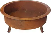 Kalahari Rust Outdoor Fire Pit with Heavy Duty Base