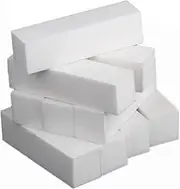 CALLARON 20pcs Nail Buffer Blocks Soft Sponge Nail Files for Manicure Pedicure Portable Buffing Tool for Home Salon Use for False