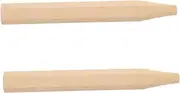 STOBOK 2pcs Wooden Handle Replacement for Badminton Rackets Easy to Install Badminton Grip
