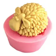 DIY Resin Silicone Soap/Candle/Fondant/Cake Mould 3D Curly Hair Plush Sheep Mold