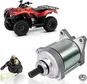 Starter Compatible With ATV TRX250TM Recon 250/TRX250TE 250 ES Starter Motor Replace# 31200-HM8-B61 410-54133