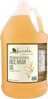 Kevala, Rice Bran Oil, Natural, Gallon, 3.78 Liter