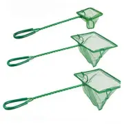 3in 4in 6in Aquarium Fish Net Fine Mesh Net Quick Catch Nets Nylon Fishing