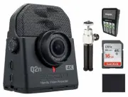 Zoom Q2n-4K Handy Video Recorder,16 GB SD card,Tripod,Rechargeable Batteries...