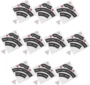 HORIALENCE 10 Sets Adhesive Traffic Sign Stickers Educational DIY Road Stickers for Removable Decorative Signage for Home Preschool and Daycare