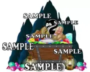 Disney Seven Dwarfs Mine Train Sleepy with Skunk Silly Scrapbook Die Cut Piece