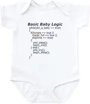[CafePress] Basic Baby Logic Onesie Body Suit Cute Infant Bodysuit Baby Romper