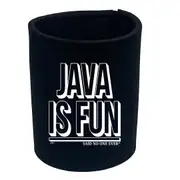 Java Is Fun Snoe - Funny Novelty Stubby Holder