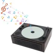 Portable BT CD Player Retro Remote Control CD Music Player With Double Stere Hot