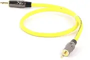 ROBAUN 3.5mm Jack Audio Extension Cable Male to Male OFC AUX Shileded for Amplifier Mixer(Yellow-BK,1m)