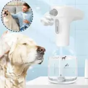Dog Automatic Foam Soap Dispenser Cordless Pet Bath Cleaning Electric Dog