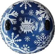 Baiao Inflatable Snow Tube, Inflatable Snow Sled for Kids and Adults, Heavy Duty Snow Tube Snow Toys Winter Outdoor