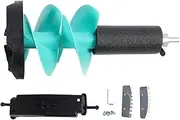 Electric Ice Fishing Auger, Nylon Structure Drill Bit with Positioner for Thin Ice Areas, 50cm 8in Diameter