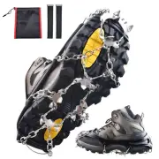 Crampons Ice Traction Cleats Snow Grips for Boots Shoes with Anti Slip 24 Sta...