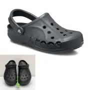 Crocs Baya Platform Clog Shoes Womens Size 11 Black Slides Comfort Sandals