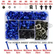 For HONDA B400SF HYPERVTEC 2002-2016 Fairing Bolts Bodywork Screws Kit Nuts D15