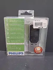 Philips DVT1200 4GB Digital Voice Recorder with microSD Card Slot