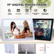 17'' Digital Picture Frame Share Photo Video HD Remote Control Touch Screen