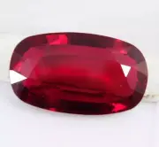 Certified 51.54 Ct Natural BURMA Pigeon Blood Red Ruby Unheated Loose Gemstone