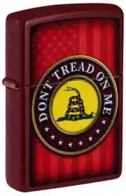 Zippo Dont Tread on Me® Merlot Color Image 46419