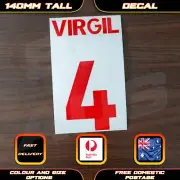 Virgil Van Dijk Liverpool Football Soccer Premier League Style Decal Sticker Car