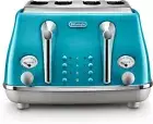 Icona Capitals 4 Slice Toaster CTOC4003.AZ, 4 Slot Toaster with Reheat, Bagel...