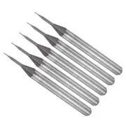 1.5x0.3mm Tungsten Carbide CNC End Mill CNC Router Bits Right Hand 5pcs