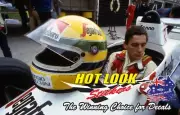 1:2 1984 Ayrton Senna World F1 Champion Helmet Missing Vinyl Decals