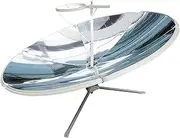 Concentrating Solar Cooker, Portable Solar Cooker Stove, 1.5M Diameter, Solar Concentrator Heat Tool, Outdoor Camping Grill for 3-5 People for Backpacking,Camping Travel and Hiking