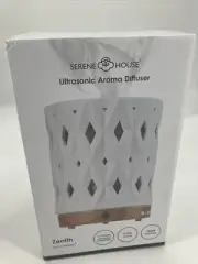 Serene House Supernova Ceramic Ultrasonic Aroma Diffuser in White